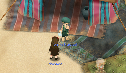 The merchant in Akamur Camp